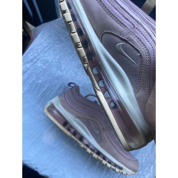 Nike Women’s Air Max 97 Premium 917646-500 Lace Up Pink Sneaker Shoes Sz 7.5 US - Picture 9 of 11